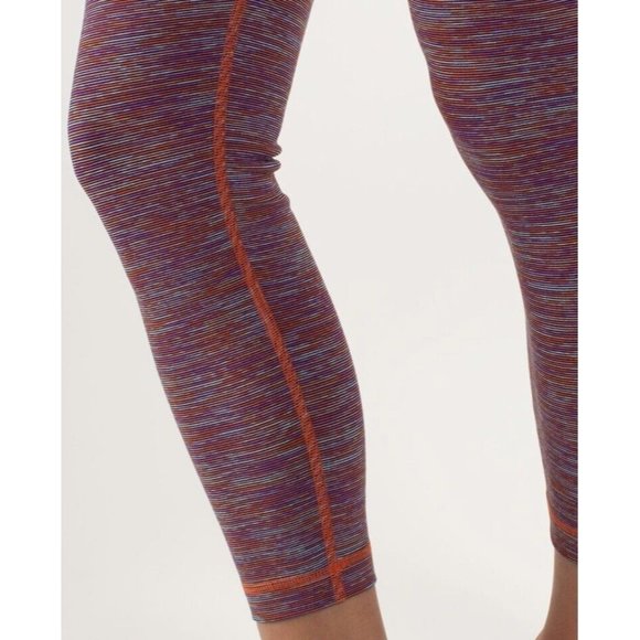 Lululemon Yin To You Crop Wee Are From Space Black March Multi / Black. Size 4 - Picture 8 of 10